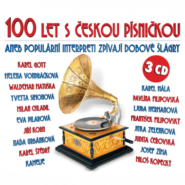 Výber • 100 let s českou písničkou aneb populární interpreti zpívají dobové šlágry (3CD)