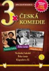  3x Česká komedie V : Nezbedný bakalář / Řeka čaruje / Klapzubova XI. (3DVD)