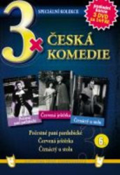  3x Česká komedie VI : Počestné paní pardubické / Červená ještěrka / Čtrnáctý u stolu (3DVD)