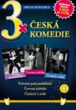  3x Česká komedie VI : Počestné paní pardubické / Červená ještěrka / Čtrnáctý u stolu (3DVD)