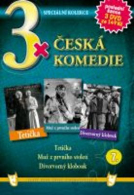  3x Česká komedie VII : Tetička / Muž z prvního století / Divotvorný klobouk (3DVD)