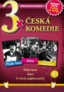  3x Česká komedie VIII : Přijdu hned / Alena / O věcech nadpřirozených (3DVD)