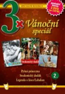  3x Vánoční speciál 2 : Pyšná princezna / Strakonický dudák / Legenda o lásce + Labakan (3DVD)