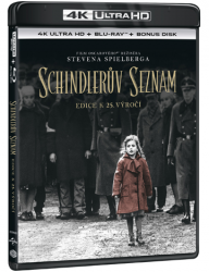 Schindlerův seznam / Výroční edice 25 let (4K UHD+BD+BD bonus disk)