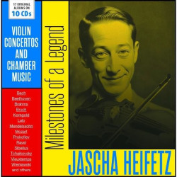 Heifetz Jascha • Original Albums (Bach, Mozart, Sibelius, Korgold Atd) (10CD)