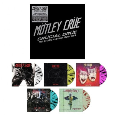 Mötley Crüe • Crücial Crüe - The Studio Albums 1981-1989 / Limited Edition (5LP)