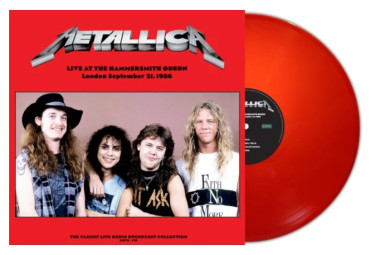 Metallica • Live At The Hammersmith Odeon London 1986 / Red Vinyl (LP)