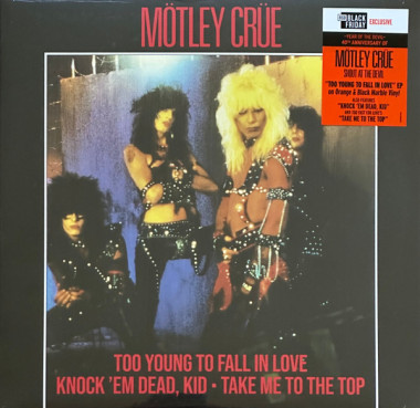 Mötley Crue • Too Young To Fall In Love / Orange / Black Vinyl (LP)