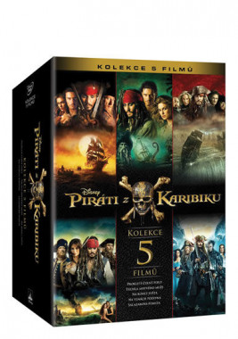 Piráti z Karibiku kolekcia 1-5 (DVD)