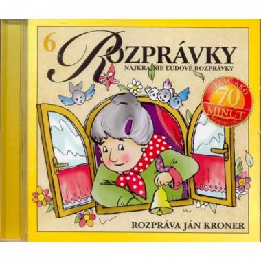 Audiokniha • Najkrajšie ľudové rozprávky 6 / Číta J. Kroner