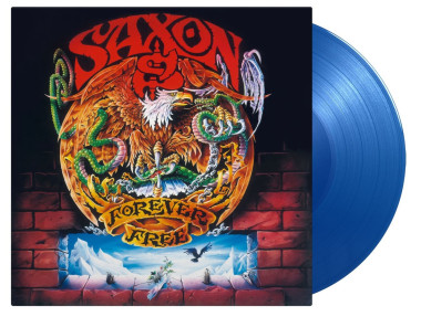 Saxon • Forever Free / Blue Vinyl (LP)