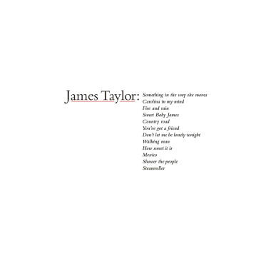 Taylor James • James Taylor's Greatest Hits / 2019 Remaster (LP)