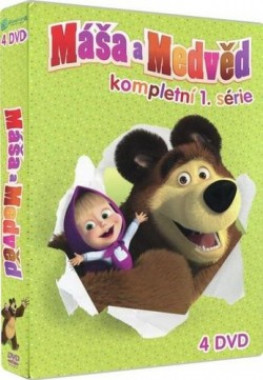 Máša a medveď / Kolekcia 1-4 (4DVD)