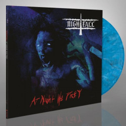 Nightfall • At Night We Prey / Blue White (LP)