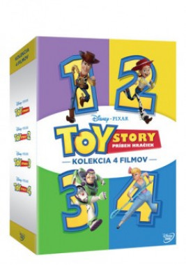 Toy Story: Príbeh hračiek / Kolekcia 1. - 4. (4DVD)